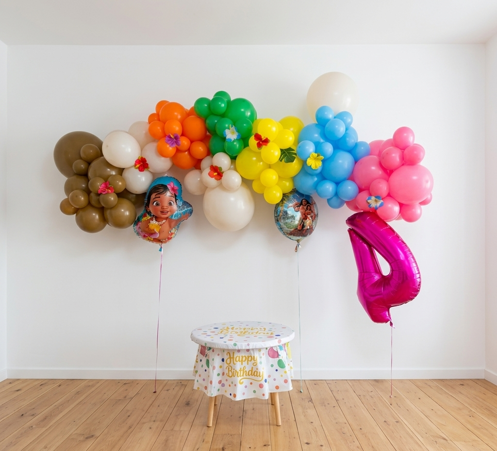 Moana Rainbow Garland — Ballondekoration von Mondi Decor, Stuhr bei Bremen