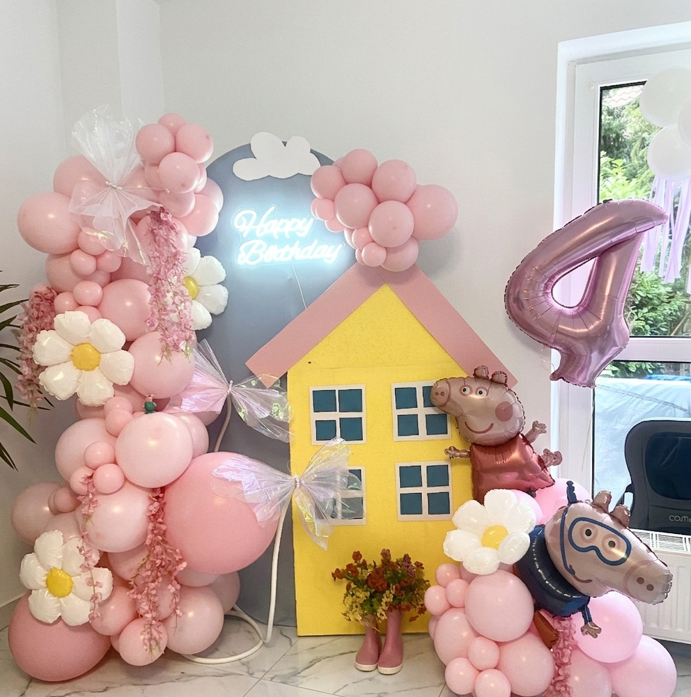 Peppa Birthday Party — Ballondekoration von Mondi Decor, Stuhr bei Bremen