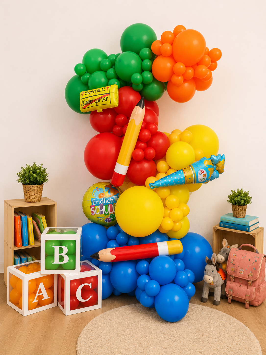 Schulkind Celebration in Pastel — Ballondekoration von Mondi Decor, Stuhr bei Bremen