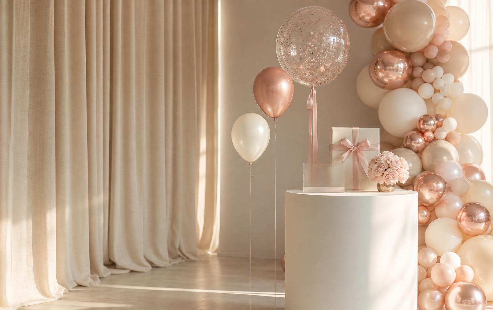 Ballon-Girlanden — Impression aus dem Atelier Mondi Decor