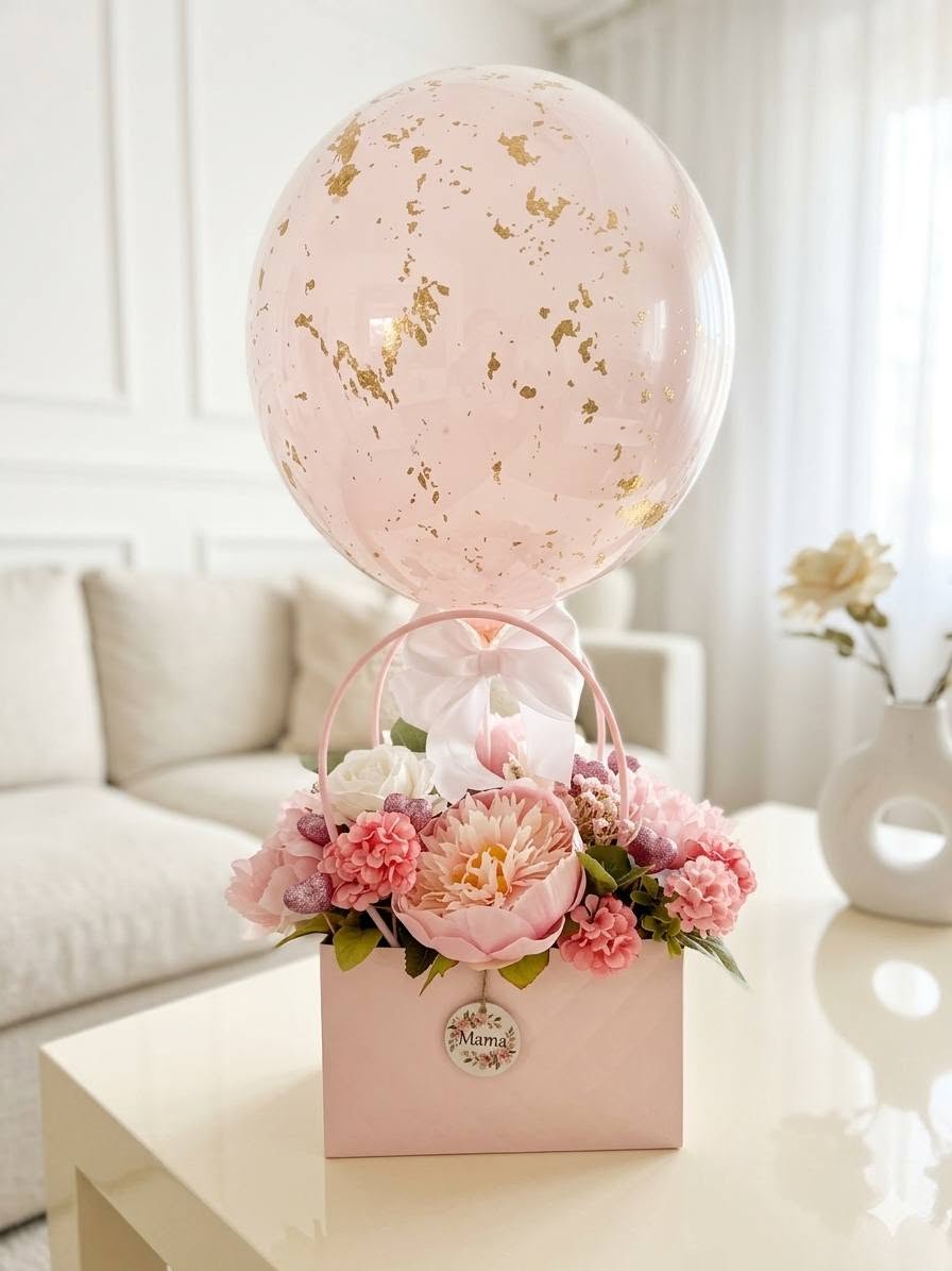 Elegantes personalisiertes Ballongeschenk zum Geburtstag von Mondi Decor in Bremen